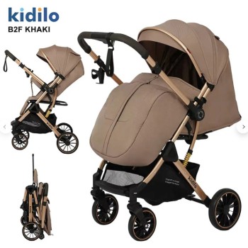 POUSSETTE VALISE KIDILO B2F Avec cache pied