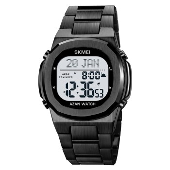 Montre numérique étanche en acier inoxydable pour Hommes & Femmes Skmei 2036