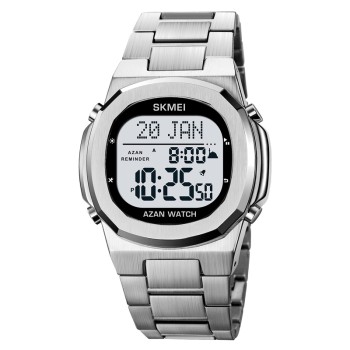 Montre numérique étanche en acier inoxydable pour Hommes & Femmes Skmei 2036