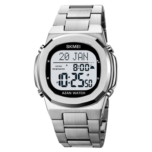 Montre numérique étanche en acier inoxydable pour Hommes & Femmes Skmei 2036