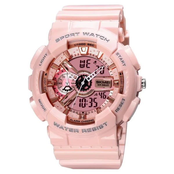Montre numérique à la mode antichoc, étanche, chronographe LED, réveil, Cool Unisexes Skmei 1688