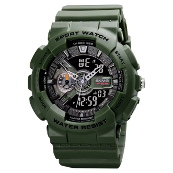 Montre numérique à la mode antichoc, étanche, chronographe LED, réveil, Cool Unisexes Skmei 1688