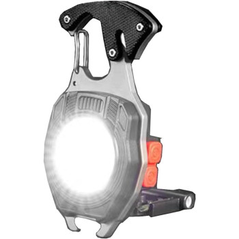 Briquet Electrique Lampe de poche,Porte-clés, Tournevice, 500 lumens, 7 modes d’éclairage