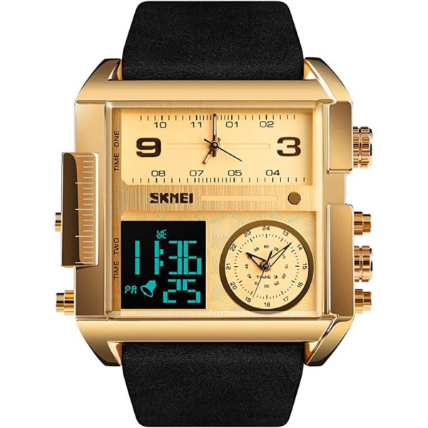 Montre-bracelet numérique, étanche, pour homme, accessoire de Sport, créatif, multifonction, lumineux Skmei 1391