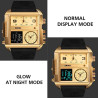 Montre-bracelet numérique, étanche, pour homme, accessoire de Sport, créatif, multifonction, lumineux Skmei 1391