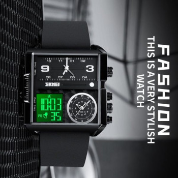 Montre-bracelet numérique, étanche, pour homme, accessoire de Sport, créatif, multifonction, lumineux Skmei 1391