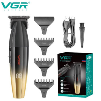 Tondeuse à cheveux professionnelle , 9 000 tr/min, lame en T, Salon de coiffure VGR 906
