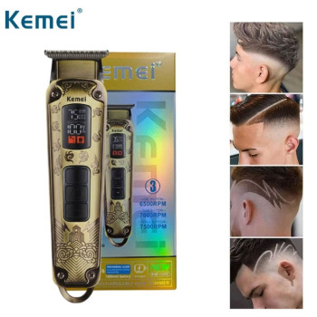 Tondeuse à cheveux professionnelle 0 mm Salon de coiffure Kemei KM-1682