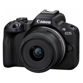Appareil Photo Hybride CANON EOS R50 24,2 MP + Objectif RF-S 18-45 S - Noir