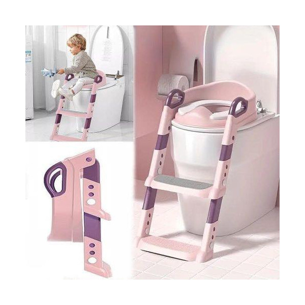 RÉDUCTEUR de toilette pour bébé et enfants avec échelle