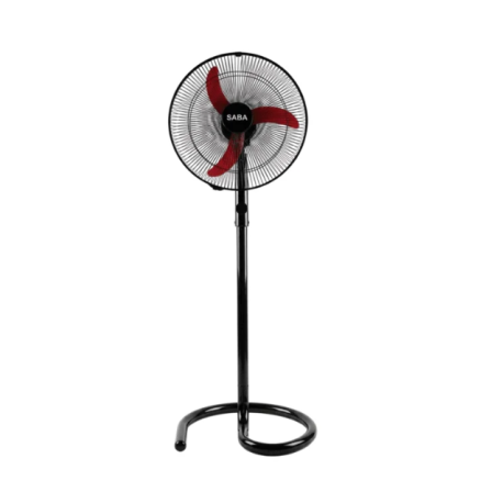 Ventilateur Sur Pied SABA Shabah Piano 18″ Noir & Rouge