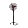 Ventilateur Sur Pied SABA Shabah Pro Piano 20″ Noir & Rouge