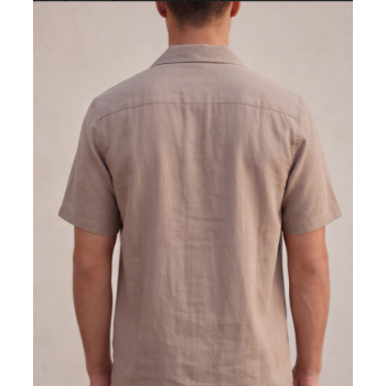 Chemise en Lin pour Homme à Manches Courtes - Life Style Butiken