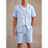Chemise en Lin pour Homme à Manches Courtes - Life Style Butiken