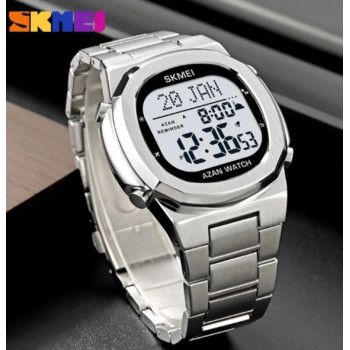 Montre numérique étanche en acier inoxydable pour Hommes & Femmes Skmei 2036