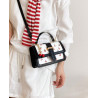Sac bandoulière polyvalent à imprimé cerises