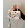 Sac bandoulière polyvalent à imprimé cerises