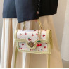 Sac bandoulière polyvalent à imprimé cerises