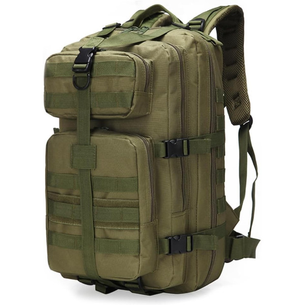 Sac à dos tactique militaire 3 jours, sac d'assaut, sac Molle de l'armée, sac à dos 65L+