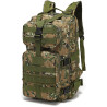 Sac à dos tactique militaire 3 jours, sac d'assaut, sac Molle de l'armée, sac à dos 65L+