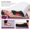 Tapis d’acupression et oreiller – soulager les douleurs sciatiques-cou et du dos