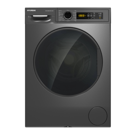 LAVE LINGE HYUNDAI 8KG INVERTER 1400 TR / Dark INOX