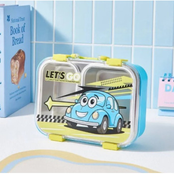 Lunchbox car avec cuillère et fourchette
