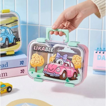 Lunchbox car avec cuillère et fourchette