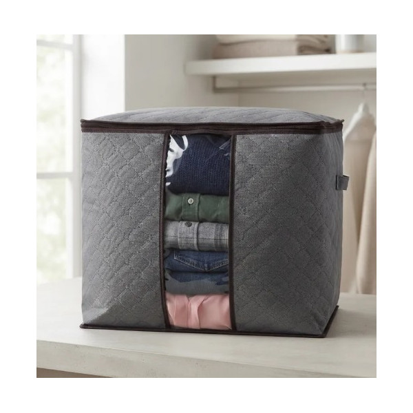 Grand Sac de Rangement Pliable avec Fenêtre Transparente