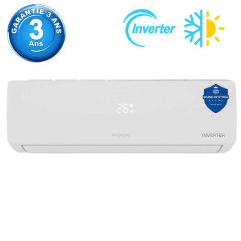Climatiseur Hyundai 18000 BTU Inverter Chaud & Froid Blanc