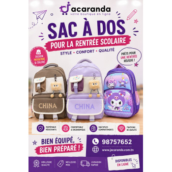 Sacs à dos pour une rentrée scolaire