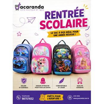 Sacs à dos pour une rentrée scolaire