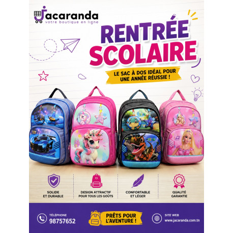 Sacs à dos pour une rentrée scolaire