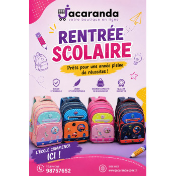 Sacs à dos pour une rentrée scolaire