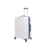 Set de trois valises avec roues démontables - Titou - Blanc Bleu marine
