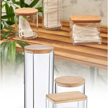 Set cosmétiques 3 PCS couverts bois
