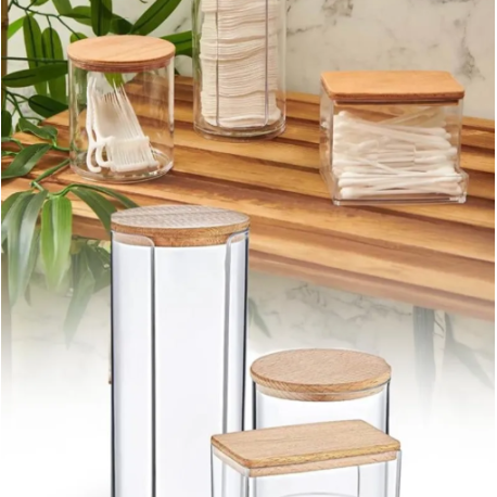 Set cosmétiques 3 PCS couverts bois