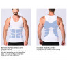Débardeur Gainant Seamless innovant, sans couture, modelant le corps, Haute Gamme
