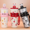 Mug Isotherme avec Figurine 3D "Panda & Motifs" 700 ml