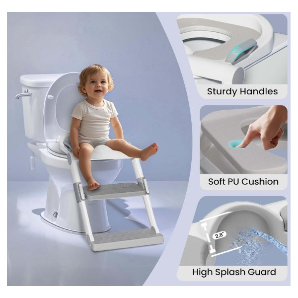 RÉDUCTEUR de toilette pour bébé et enfants avec échelle