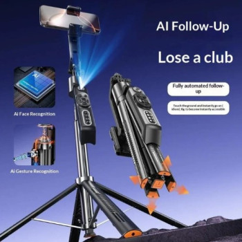 Trépied intelligent avec nacelle stabilisée et intelligence artificielle Q575TK