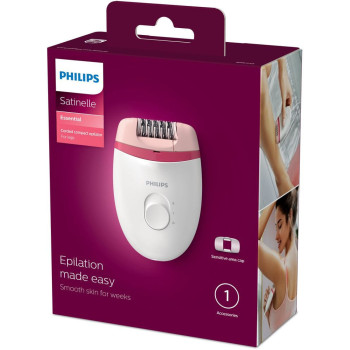 EPILATEUR COMPACT SUR SECTEUR PHILIPS BRE235/00 SATINELLE ESSENTIAL