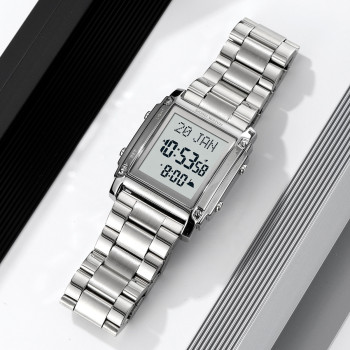 Montre rappel de la Qibla et Azan SKMEI acier inoxydable 2277
