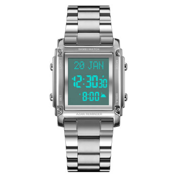 Montre rappel de la Qibla et Azan SKMEI acier inoxydable 2277