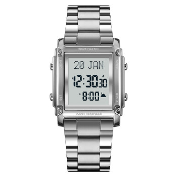 Montre rappel de la Qibla et Azan SKMEI acier inoxydable 2277