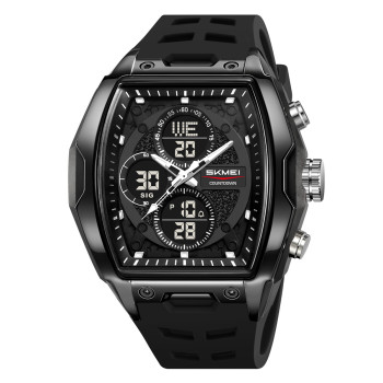 Montre de sport numérique tendance chronographe 5ATM SKMEI 2601 – Noir