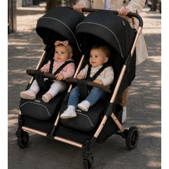 Poussette double pour jumeaux Kidilo T22