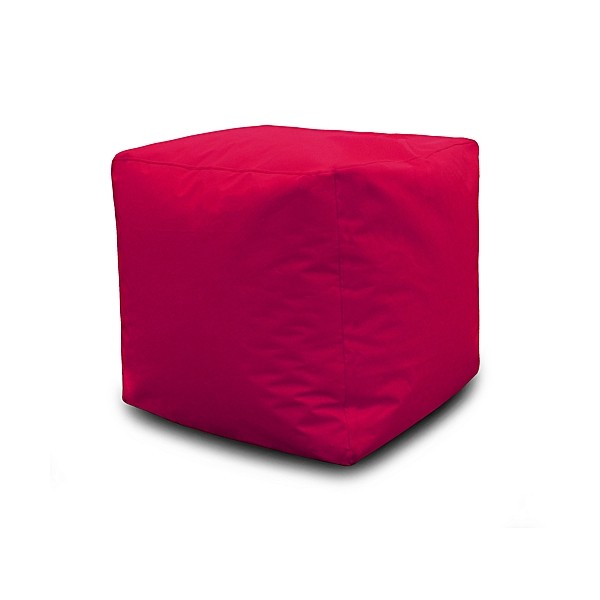 Pouf Carré 40*40*40 cm - Rouge Bordo