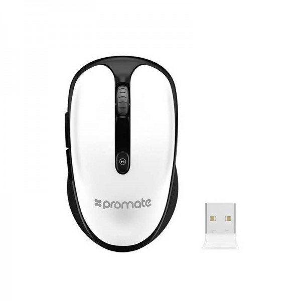 Souris Optique PROMATE Clix-4 Sans Fil Blanc