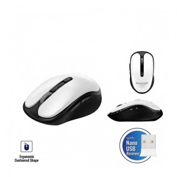 Souris Optique PROMATE Clix-4 Sans Fil Blanc
